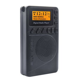 Bluetoolz® BT-P9-B CE– Compacte DAB+ radio met krachtig geluid Zwart