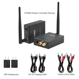 Bluetoolz®  BT-RT 5066 - 2.4 GHz zender ontvanger Zwart