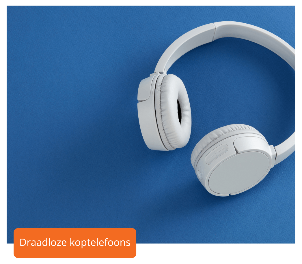 Button naar draadloze koptelefoons