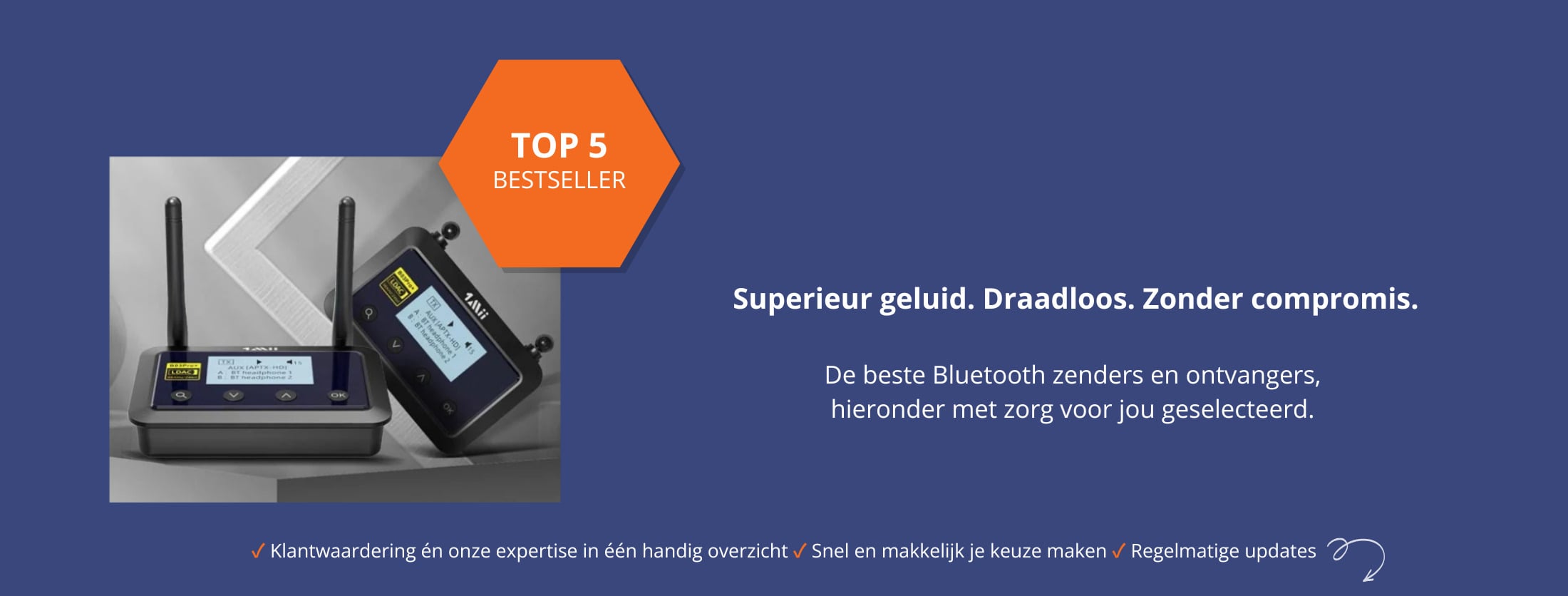 Top 5 Bluetooth zender ontvangers