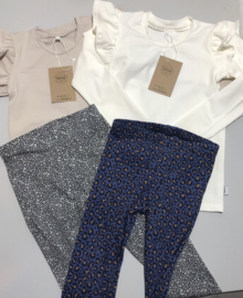 Legging jersey rib panter jeans
