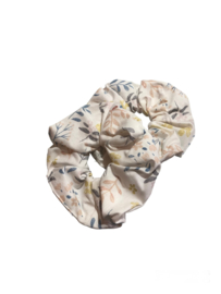 Scrunchie bloemen Maat L