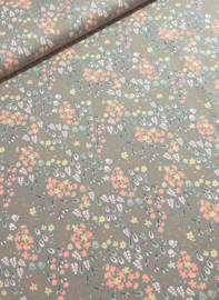 Legging flowers dusty green