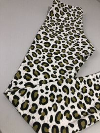 Legging panter olijfgroen