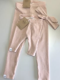 Legging corduroy nude