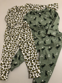 Pyjama panter olijfgroen
