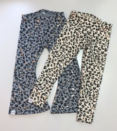 Legging panter foil jeansblauw