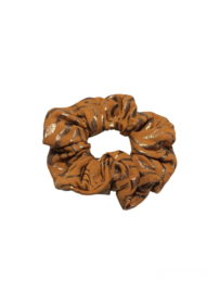 Scrunchie zebra bruin Maat M