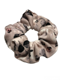 Scrunchie rib bloem Maat M