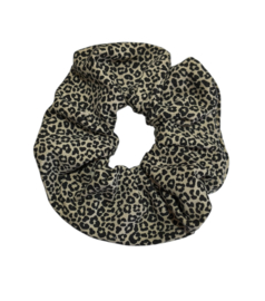 Scrunchie panter zand Maat L
