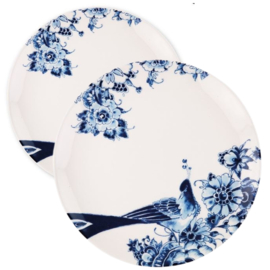 Royal Delft - Dinerbord- Peacock Symphony - Ø 26 cm - Set van 2