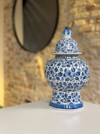 Delfts blauw pot met deksel - Royal Delft - 32 cm - handgeschilderd