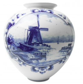 Bolvaas Molen -  Delfts blauw - 20 cm