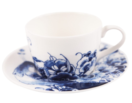 Royal Delft - Kop en Schotel - Peacock Symphony - 220 ml