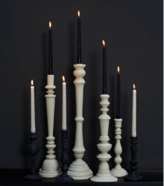 Zwarte kandelaar - 50 cm - incl. kaarsen