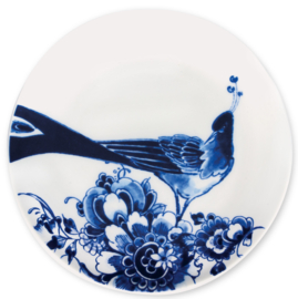 Royal Delft - Gebaksbord - Peacock Symphony - Ø 17 cm - Set van 2