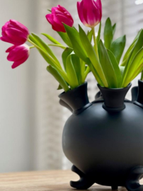 Tulpenvaas in zwart: een stijlvolle keuze!