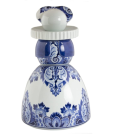 Proud Mary Delfts blauw - Flower - Royal Delft - 30 cm - handgemaakt