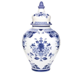 Pot met deksel - Delfts blauw - Royal Delft - 27,5 cm