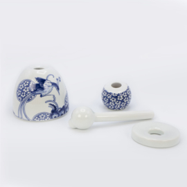 Proud Mary Delfts blauw - Pauwen - Royal Delft - 17 cm - nr. 1