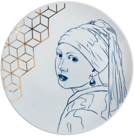 Vermeer - Wandbord - Ø 28 cm - Royal Delft