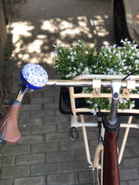 Fietsbel Delfts blauw