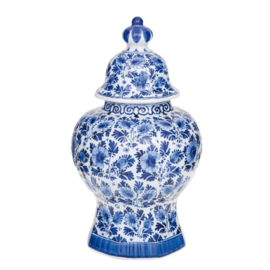 Delfts blauw pot met deksel - Royal Delft - 32 cm - handgeschilderd