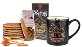 Holland souvenir - Mok XL - stroopwafels