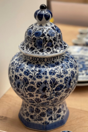 Delfts blauw pot met deksel - Royal Delft - 32 cm - handgeschilderd