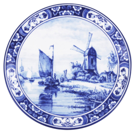 Delfts blauw bord - Ø 20 cm - Royal Delft