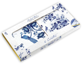 Onderzetters - Delfts blauw Rijksmuseum - Set van 6