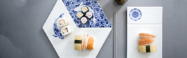 Sushi servies Delfts blauw - Royal Delft