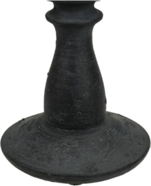 Zwarte kandelaar - 22cm
