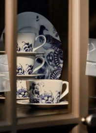 Royal Delft - Kop en Schotel - Peacock Symphony - 220 ml