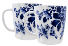 Grote Mokken - set van 2 - Royal Delft - 400 ml - Delfts blauw