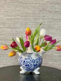 Tulpenvaas Delfts blauw - 17 cm