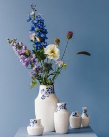 Vaas Delfts blauw bloesem - 19 en 12 cm - Set van 2