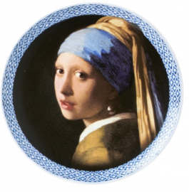 Wandbord Meisje met de Parel - Ø 20cm - Johannes Vermeer