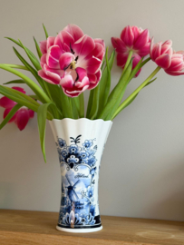 Delfts blauw Vaas - Molen - 12 cm