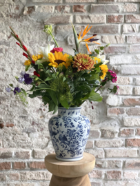 Bloemenvaas Delfts blauw - 28 cm