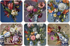 Onderzetters - Royal Delft Vazen - Set van 6