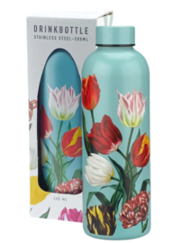 Drinkfles RVS - 500 ml - Tulpen