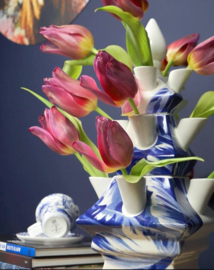 Tulpenvaas Delfts blauw - 33 cm - Janny van der Heijden