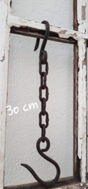 Metalen ketting 30 cm
