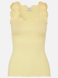 Rosemunde Iconic Silk Top lemon creme