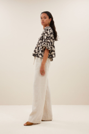By Bar todd brown batik blouse | brown batik