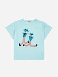 Bobo Choses dancing giants t-shirt light blue