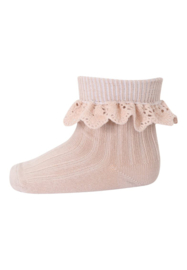 MP Denmark Lisa socks with lace rose dust