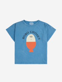 Bobo Choses Morning Egg T-shirt light blue