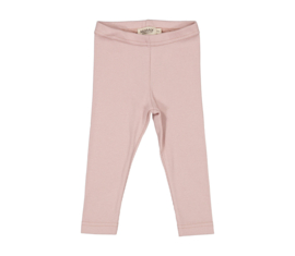 MarMar Copenhagen- Leg modal fine rib pants- sheer rose